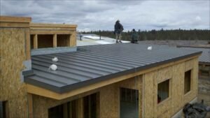 Flat Seam Metal Roofing