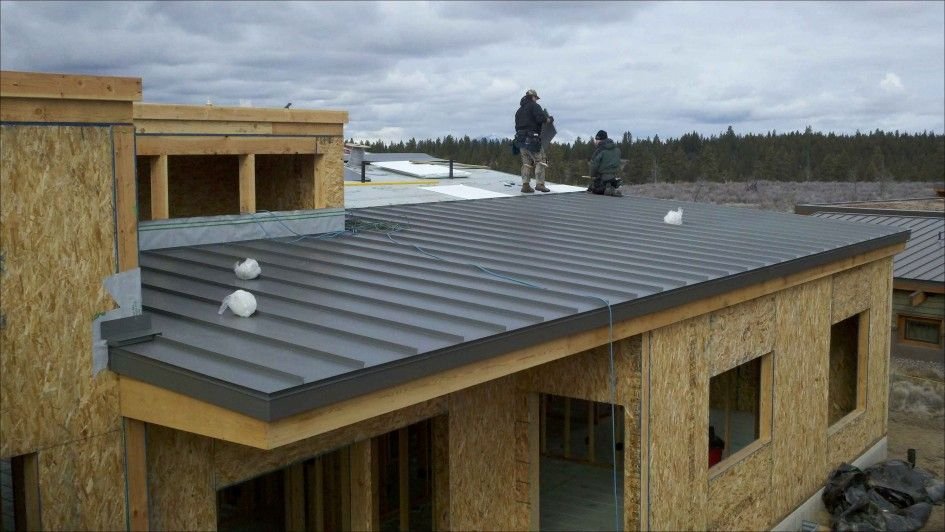 Flat Seam Metal Roofing